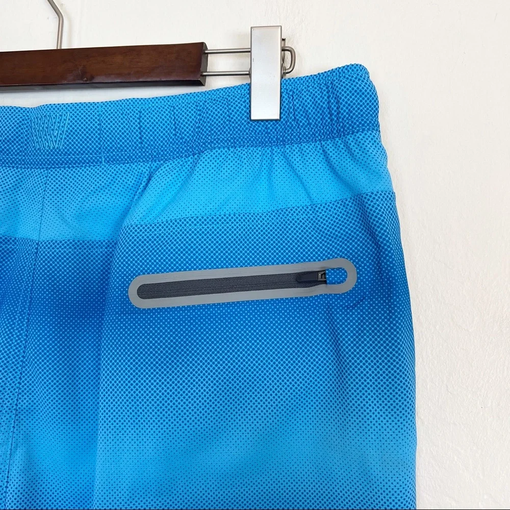 •MACK WELDON• NWOT Blue‎ Waterslide Pulse Stripe Swim Trunks Shorts Size XXL